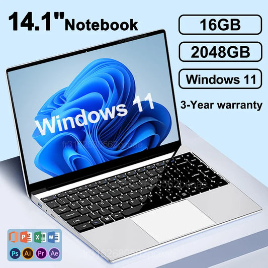 Ordinateur portable Gamer 16 Go de RAM 2 To SSD Intel N3700