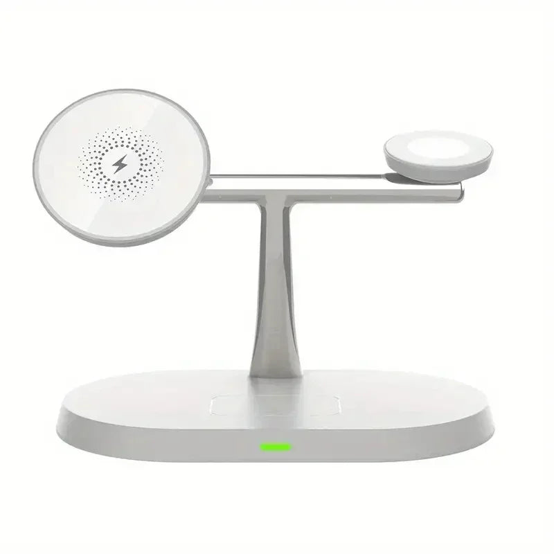 Station de charge rapide 3 en 1 magnétique sans fil pour iPhone 16 15 14 13 12 Pro iWatch 9 8 Airprods