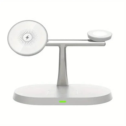 Station de charge rapide 3 en 1 magnétique sans fil pour iPhone 16 15 14 13 12 Pro iWatch 9 8 Airprods