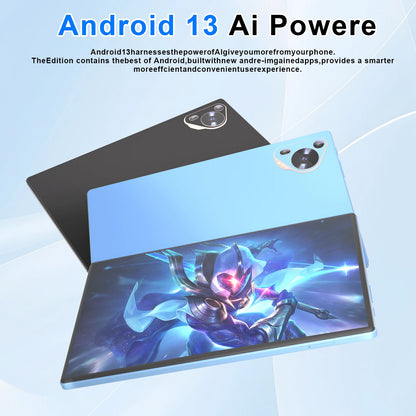 Tablette Android pas chers ‘’13 10.1” – Haute Performance, Caméras 24MP/48MP, 16GB RAM + 1TB Stockage