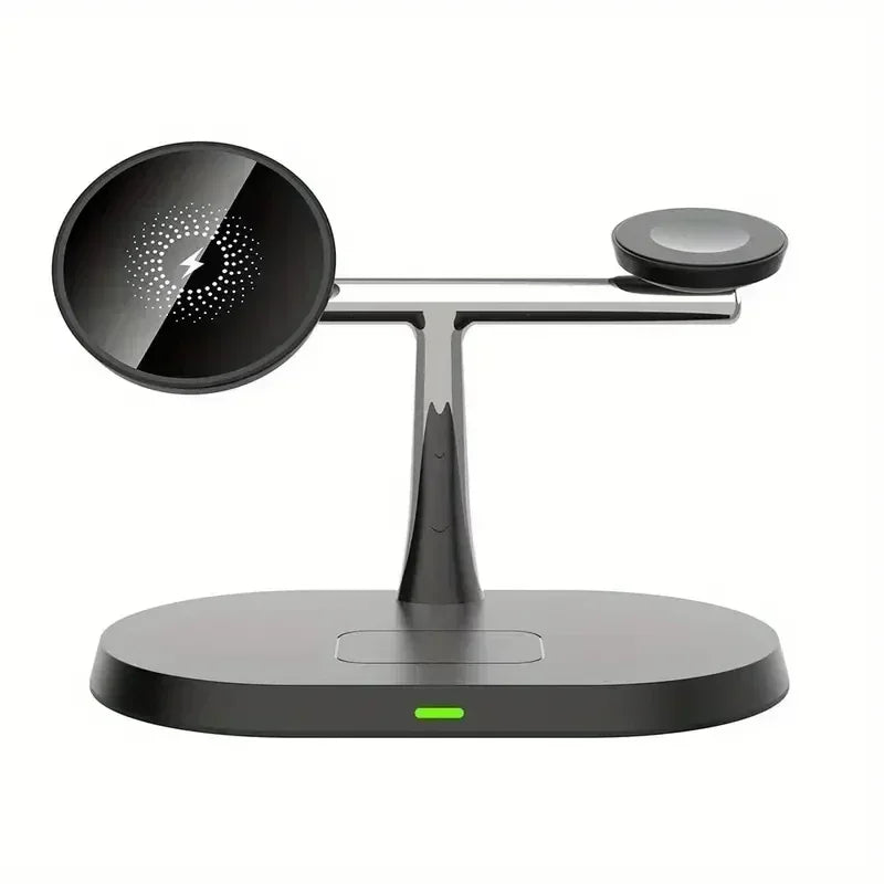 Station de charge rapide 3 en 1 magnétique sans fil pour iPhone 16 15 14 13 12 Pro iWatch 9 8 Airprods